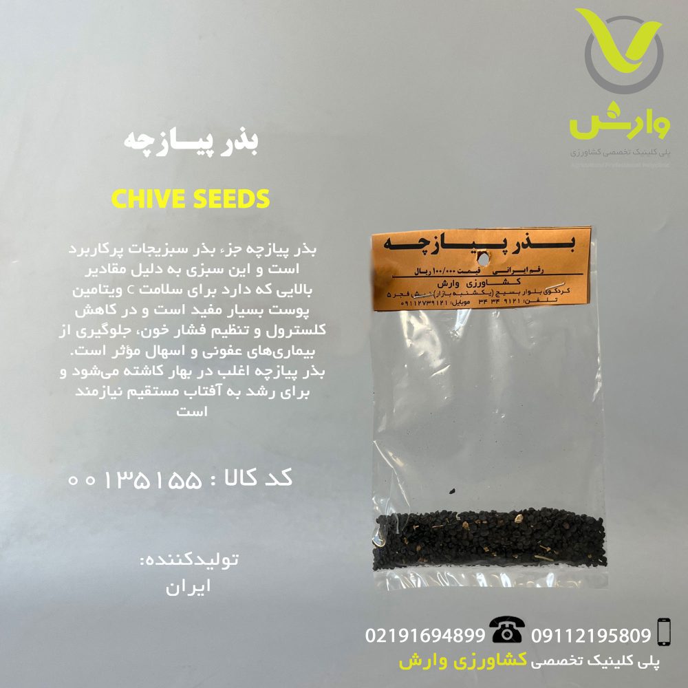 بذر پیازچه گلچین بذر رقم ایرانی