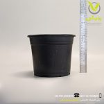 گلدان وکیوم گل تاپ کوتاه 19 مشکی - Image 2