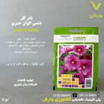بذرگل ختمی الوان عنبری بسته بندی خانگی