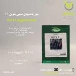 پاکت ۵۰۰۰ عددی بذر بادمجان قلمی سویل F1 ویلمورین فرانسه، مناسب برای کشت فضای باز، با میوه‌های کشیده، مشکی براق و بازارپسند، زودرس با عملکرد بالا