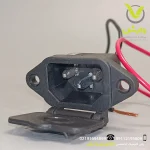 سوکت شارژ باتری سمپاش 20 لیتری