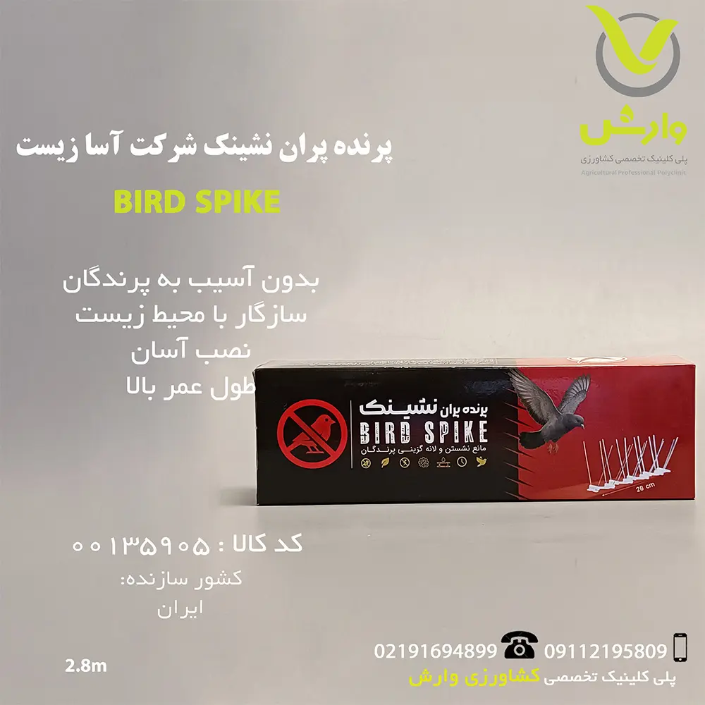 پرنده پران نشینک شرکت آسا زیست