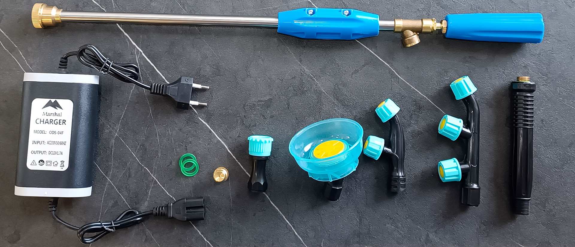 سمپاش شارژی دو پمپ مارشال سبز صابونی 20 لیتری 1 سمپاش شارژی دو پمپ مارشال سبز صابونی 20 لیتری