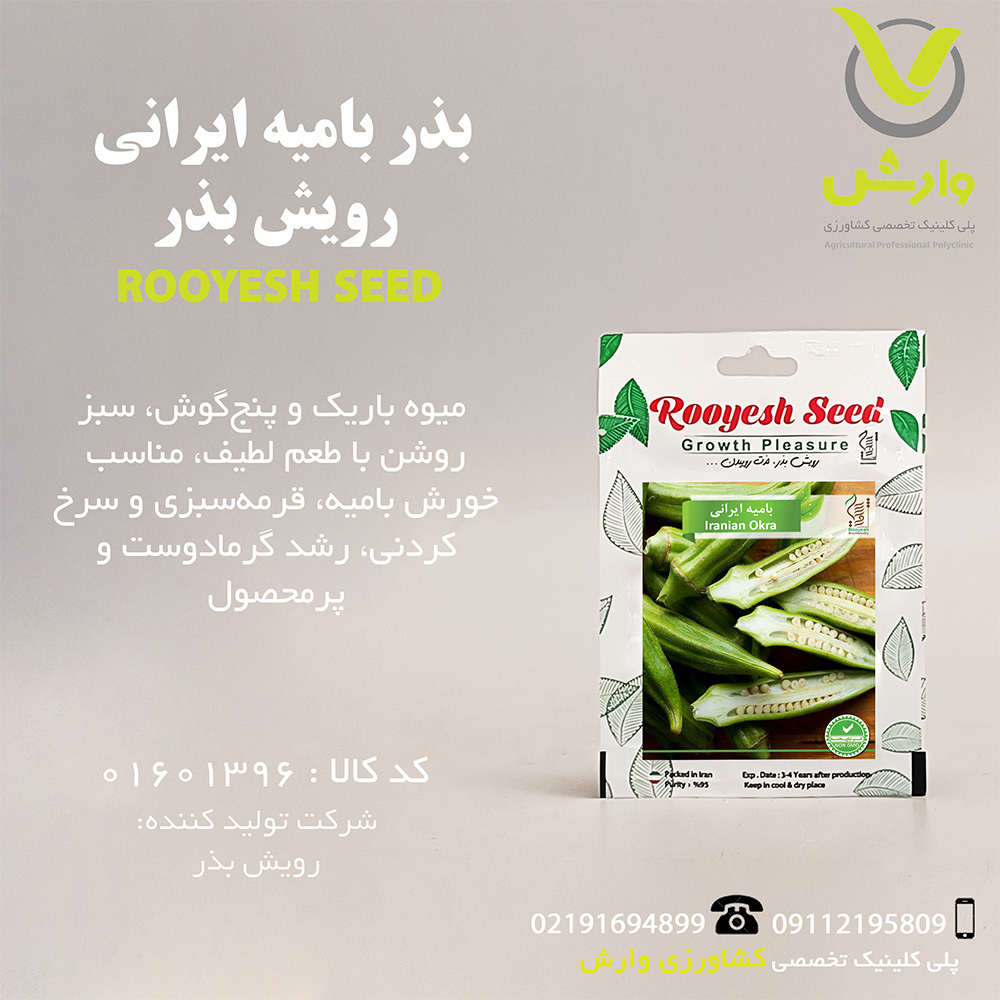 بذر بامیه ایرانی رویش بذر