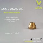 تبدیل برنجی (دو سر مادگی)